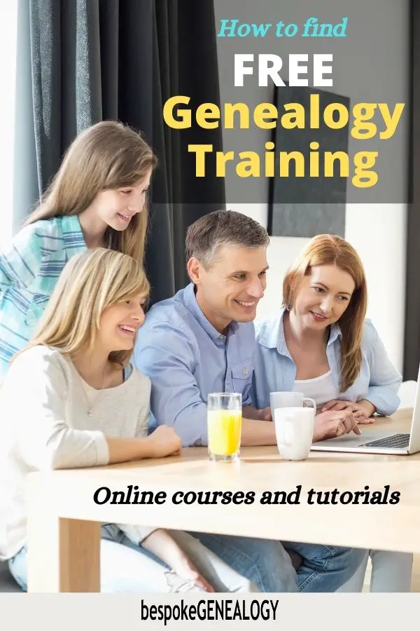 Where to find Free Online Genealogy Courses Bespoke Genealogy