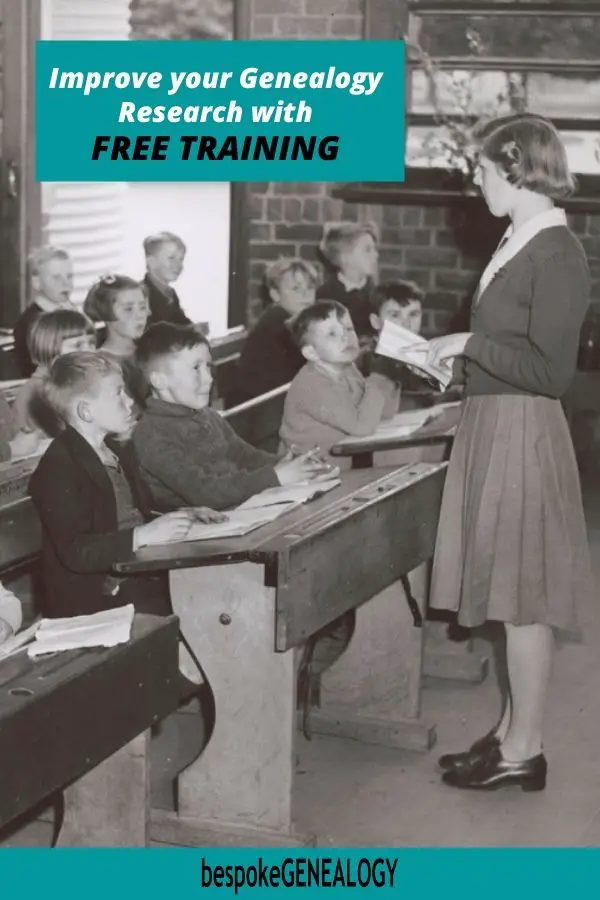 Improve your genealogy research with free training. Bespoke Genealogy