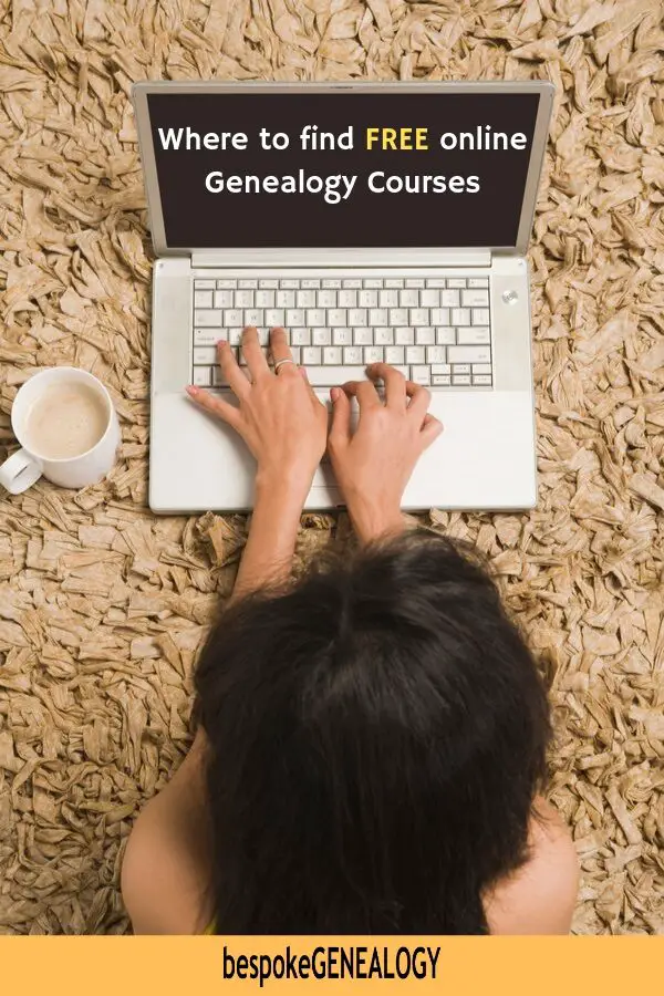 Where to find free online genealogy courses. Bespoke Genealogy