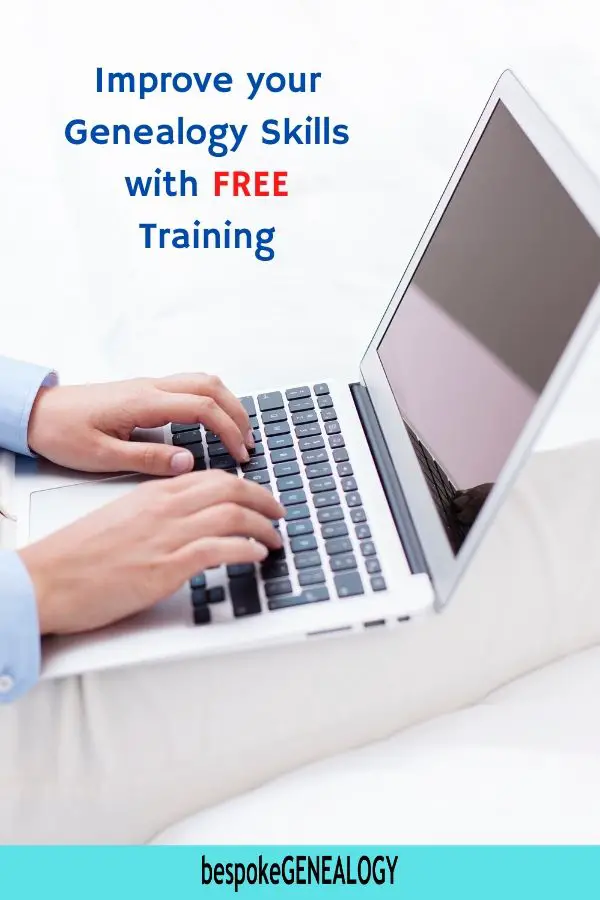 Improve your genealogy skills with free training. Bespoke Genealogy