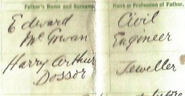 1938 Marriage Certificate extract. Bespoke Genealogy