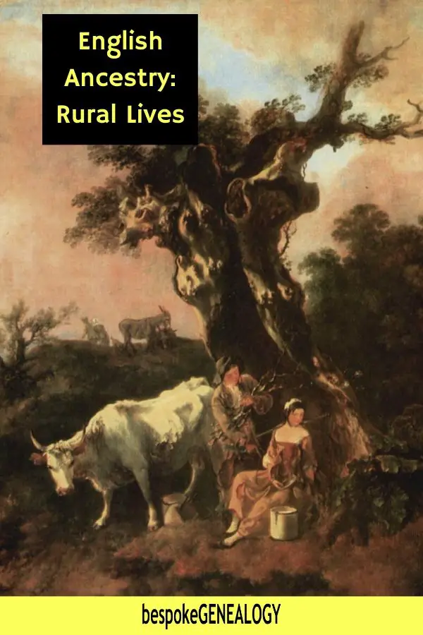 English ancestry rural live. Bespoke Genealogy