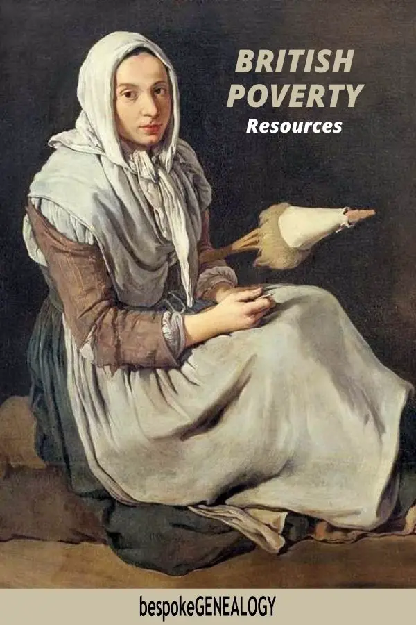 British Poverty Resources. Bespoke Genealogy