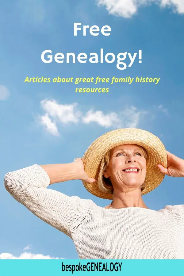 Free genealogy. Bespoke Genealogy