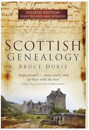 Scottish Genealogy by Bruce Durie book cover