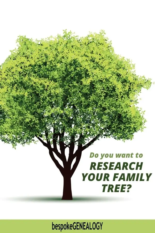 Do you want to research your family tree? Bespoke Genealogy