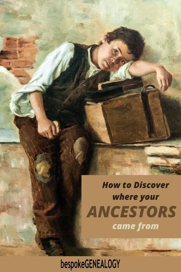 How to Discover where your Ancestors came from. Bespoke Genealogy