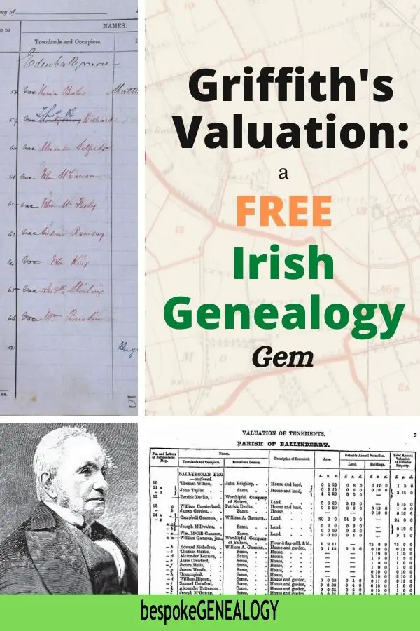 Griffiths valuation a free Irish genealogy gem. Bespoke Genealogy