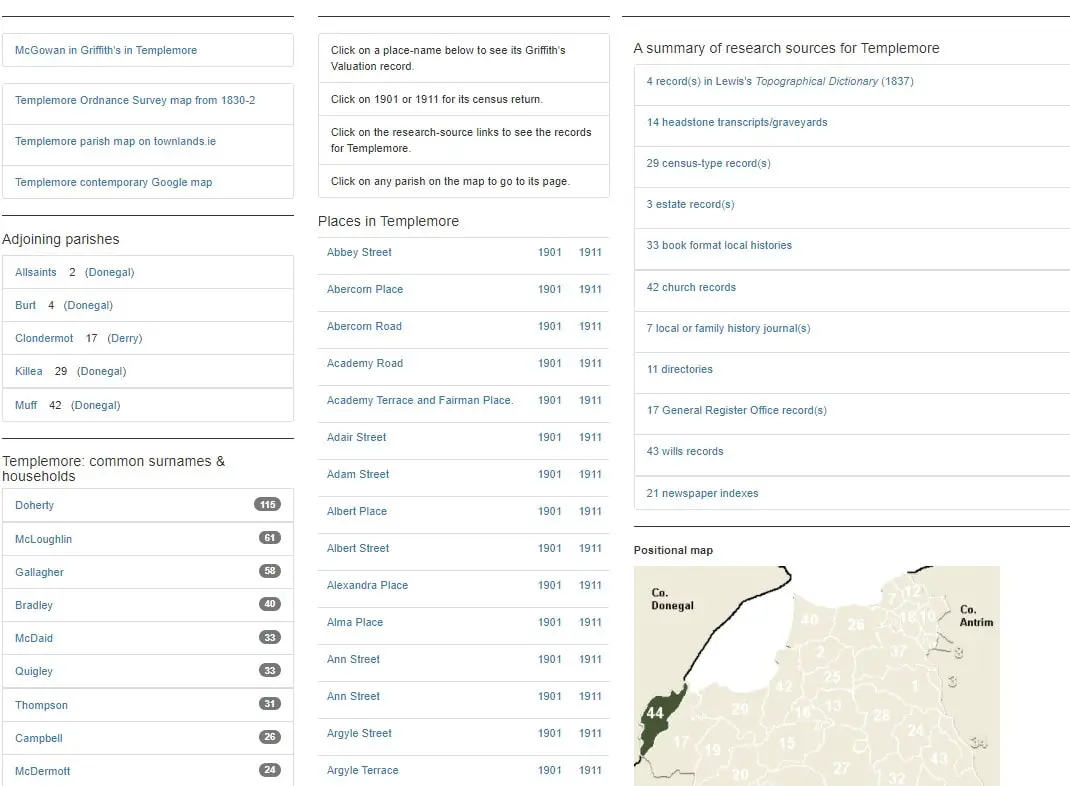 How To Use John Grenham’s Irish Ancestors Website - Bespoke Genealogy