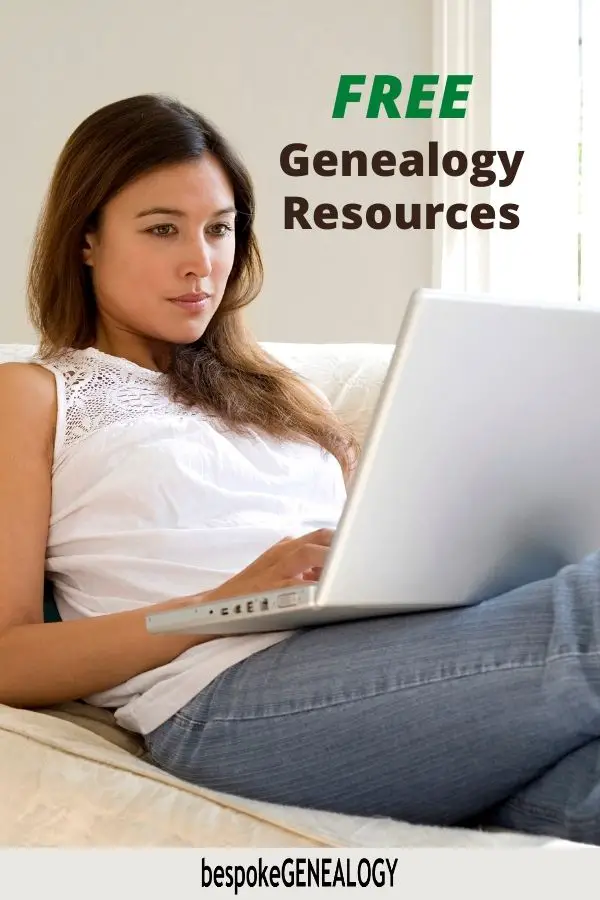 Free genealogy resources. Bespoke Genealogy
