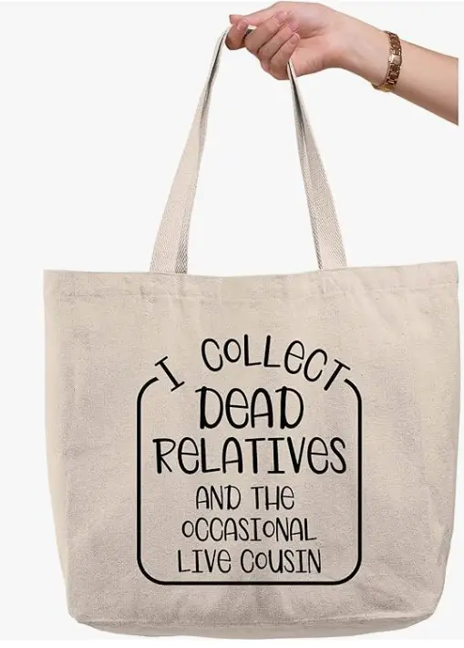 Genealogy Dead Relatives Tote Bag